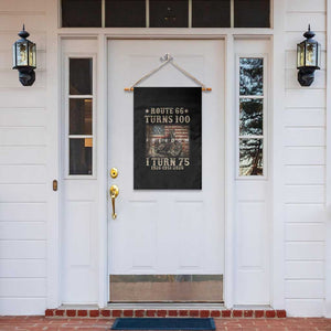 Route Highway 66 Turns 100 I Turn 75 Garden Flag Vintage 1951 American Freedom Motorcycle Lover 75th Birthday Gift