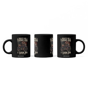 Route Highway 66 Turns 100 I Turn 80 Coffee Mug Vintage 1946 American Classic V-Twin Motorcycle Lover 80th Birthday Gift
