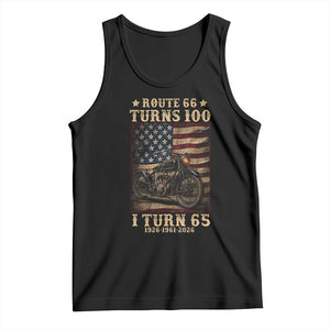 Route Highway 66 Turns 100 I Turn 65 Tank Top Vintage 1961 American Motorcycle Lover 65th Birthday Gift