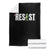 Resist Frog Christmas Throw Blanket Funny Portland Protest ICE Activist Meme 2025 - Print Your Wear