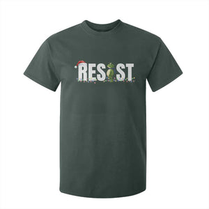 Resist Frog Christmas T Shirt For Kid Funny Portland Protest ICE Activist Meme 2025 TS14 Dark Forest Green Print Your Wear