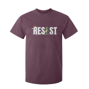 Resist Frog Christmas T Shirt For Kid Funny Portland Protest ICE Activist Meme 2025 TS14 Maroon Print Your Wear