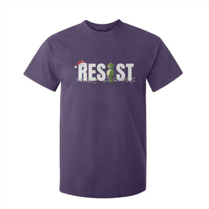 Resist Frog Christmas T Shirt For Kid Funny Portland Protest ICE Activist Meme 2025 TS14 Purple Print Your Wear