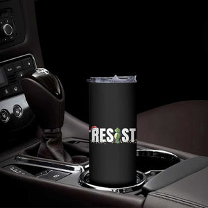 Resist Frog Christmas Skinny Tumbler Funny Portland Protest ICE Activist Meme 2025 TS14 Print Your Wear
