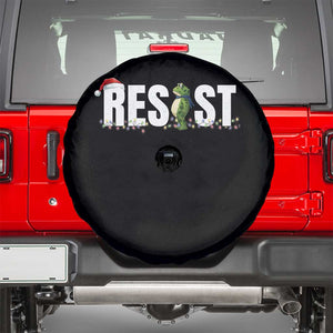 Resist Frog Christmas Spare Tire Cover Funny Portland Protest ICE Activist Meme 2025 TS14 Black Print Your Wear