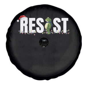 Resist Frog Christmas Spare Tire Cover Funny Portland Protest ICE Activist Meme 2025 - Print Your Wear