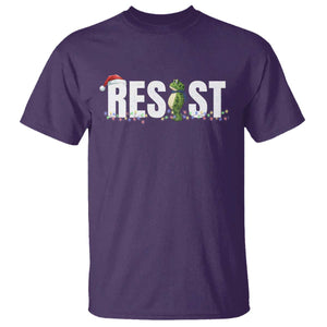 Resist Frog Christmas T Shirt Funny Portland Protest ICE Activist Meme 2025 TS14 Purple Print Your Wear