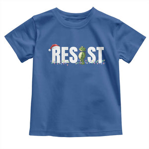 Resist Frog Christmas Toddler T Shirt Funny Portland Protest ICE Activist Meme 2025 TS14 Royal Blue Print Your Wear