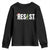 Resist Frog Christmas Youth Sweatshirt Funny Portland Protest ICE Activist Meme 2025 - Print Your Wear