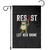 Resist Frog AIDS Awareness Garden Flag Funny Portland Activist Meme HIV Support Red Ribbon - Print Your Wear