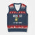 Resist Frog AIDS Awareness V-Neck Knit Sweater Vest Funny Portland Activist Meme HIV Support Red Ribbon - Print Your Wear
