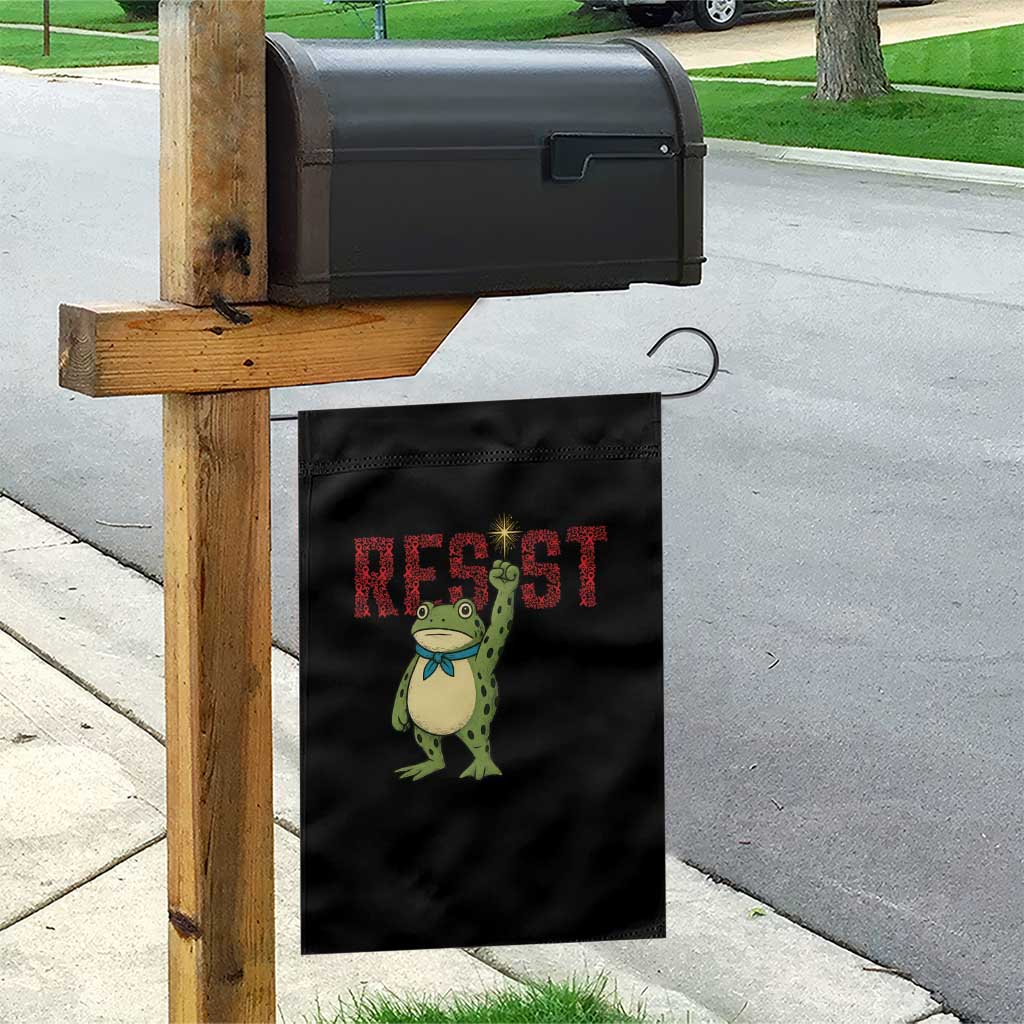 Resist Frog AIDS Awareness Garden Flag Portland Activist Political Meme HIV Support Red Ribbon TS14 Print Your Wear