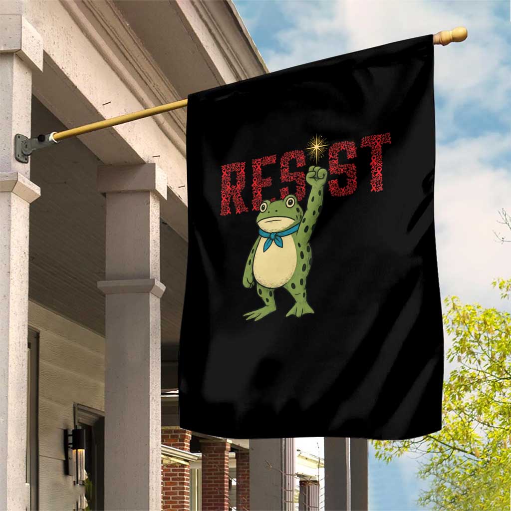 Resist Frog AIDS Awareness Garden Flag Portland Activist Political Meme HIV Support Red Ribbon TS14 Print Your Wear