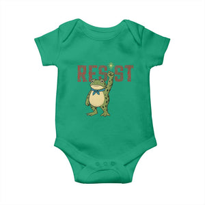 Resist Frog AIDS Awareness Baby Onesie Portland Activist Political Meme HIV Support Red Ribbon TS14 Irish Green Print Your Wear