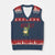 Resist Frog AIDS Awareness V-Neck Knit Sweater Vest Portland Activist Political Meme HIV Support Red Ribbon - Print Your Wear