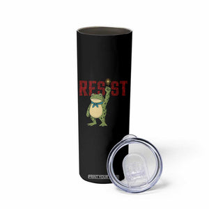 Resist Frog AIDS Awareness Skinny Tumbler Portland Activist Political Meme HIV Support Red Ribbon TS14 Print Your Wear