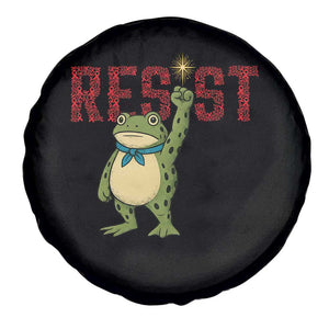 Resist Frog AIDS Awareness Spare Tire Cover Portland Activist Political Meme HIV Support Red Ribbon TS14 Print Your Wear