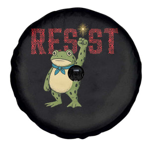 Resist Frog AIDS Awareness Spare Tire Cover Portland Activist Political Meme HIV Support Red Ribbon TS14 Print Your Wear