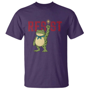 Resist Frog AIDS Awareness T Shirt Portland Activist Political Meme HIV Support Red Ribbon TS14 Purple Print Your Wear