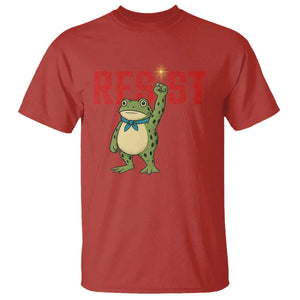 Resist Frog AIDS Awareness T Shirt Portland Activist Political Meme HIV Support Red Ribbon TS14 Red Print Your Wear