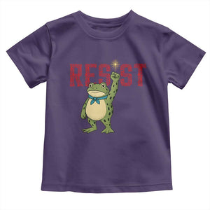 Resist Frog AIDS Awareness Toddler T Shirt Portland Activist Political Meme HIV Support Red Ribbon TS14 Purple Print Your Wear