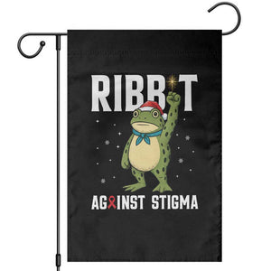 Resist Frog AIDS Awareness Christmas Garden Flag Funny Portland Activist Meme HIV Support Red Ribbon - Print Your Wear