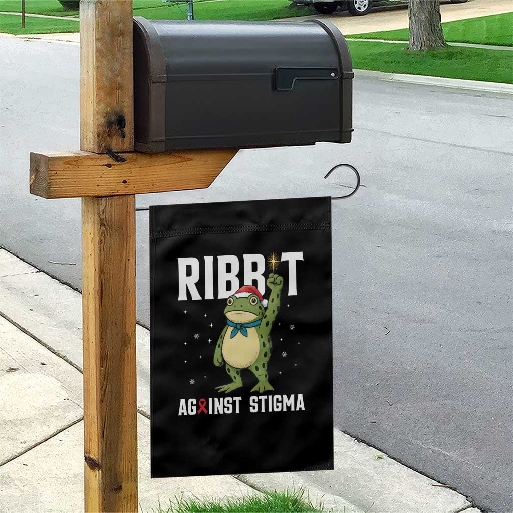 Resist Frog AIDS Awareness Christmas Garden Flag Funny Portland Activist Meme HIV Support Red Ribbon TS14 Print Your Wear