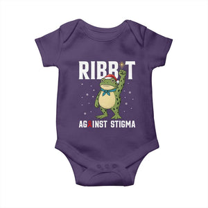 Resist Frog AIDS Awareness Christmas Baby Onesie Funny Portland Activist Meme HIV Support Red Ribbon TS14 Purple Print Your Wear