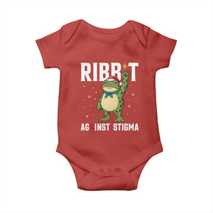 Resist Frog AIDS Awareness Christmas Baby Onesie Funny Portland Activist Meme HIV Support Red Ribbon TS14 Red Print Your Wear