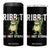 Resist Frog AIDS Awareness Christmas 4 in 1 Can Cooler Tumbler Funny Portland Activist Meme HIV Support Red Ribbon - Print Your Wear