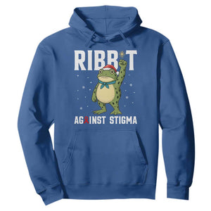Resist Frog AIDS Awareness Christmas Hoodie Funny Portland Activist Meme HIV Support Red Ribbon TS14 Royal Blue Print Your Wear