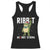 Resist Frog AIDS Awareness Christmas Racerback Tank Top Funny Portland Activist Meme HIV Support Red Ribbon - Print Your Wear