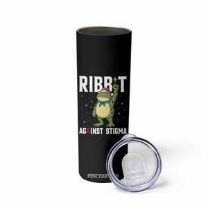 Resist Frog AIDS Awareness Christmas Skinny Tumbler Funny Portland Activist Meme HIV Support Red Ribbon - Print Your Wear