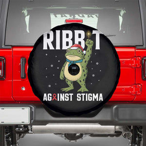 Resist Frog AIDS Awareness Christmas Spare Tire Cover Funny Portland Activist Meme HIV Support Red Ribbon TS14 Black Print Your Wear