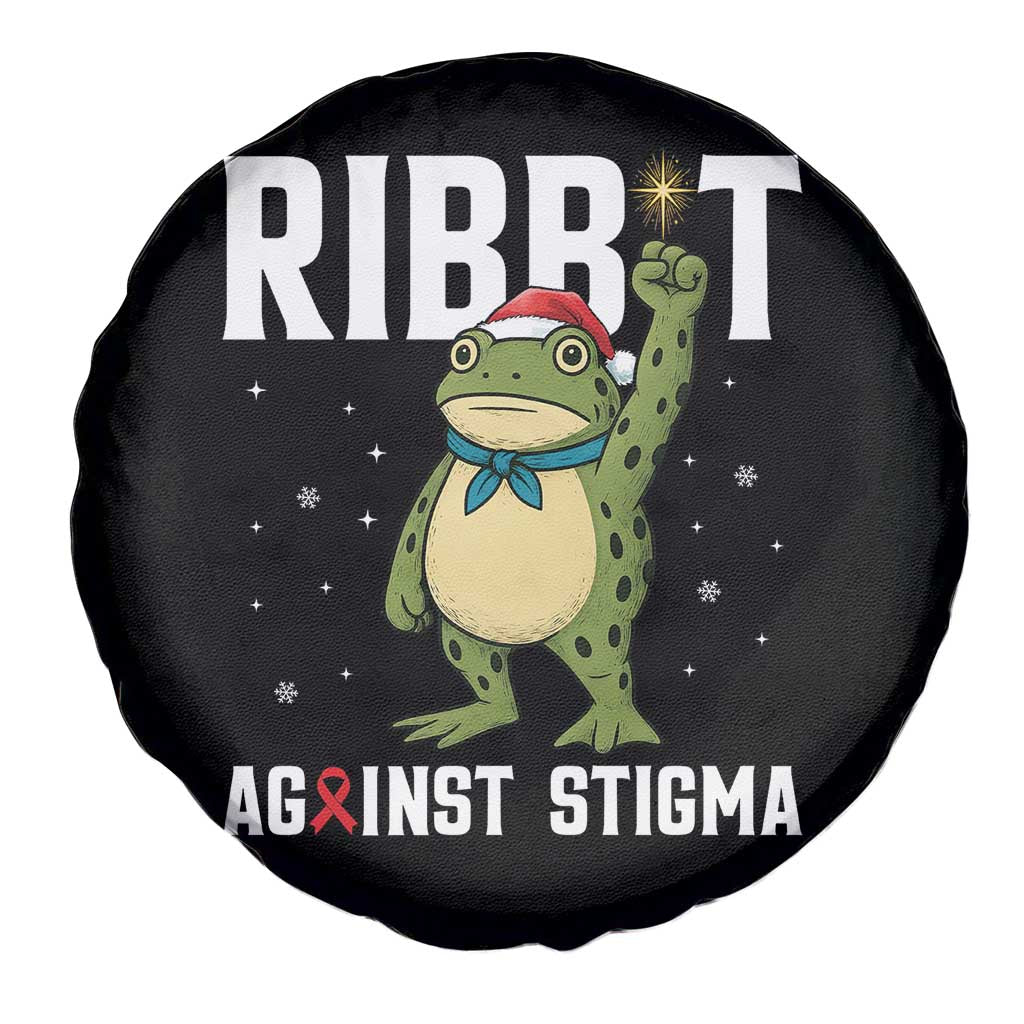Resist Frog AIDS Awareness Christmas Spare Tire Cover Funny Portland Activist Meme HIV Support Red Ribbon TS14 Print Your Wear
