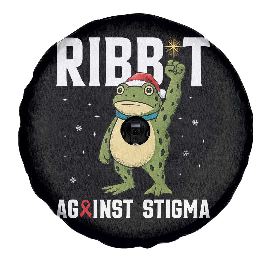 Resist Frog AIDS Awareness Christmas Spare Tire Cover Funny Portland Activist Meme HIV Support Red Ribbon TS14 Print Your Wear