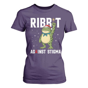 Resist Frog AIDS Awareness Christmas T Shirt For Women Funny Portland Activist Meme HIV Support Red Ribbon TS14 Purple Print Your Wear
