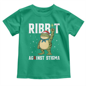Resist Frog AIDS Awareness Christmas Toddler T Shirt Funny Portland Activist Meme HIV Support Red Ribbon TS14 Irish Green Print Your Wear