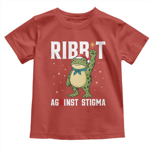 Resist Frog AIDS Awareness Christmas Toddler T Shirt Funny Portland Activist Meme HIV Support Red Ribbon TS14 Red Print Your Wear