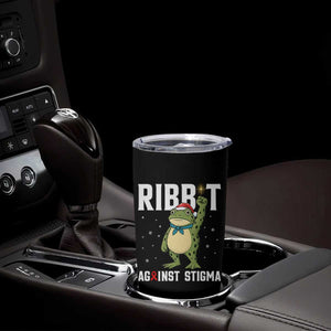 Resist Frog AIDS Awareness Christmas Tumbler Cup Funny Portland Activist Meme HIV Support Red Ribbon - Print Your Wear