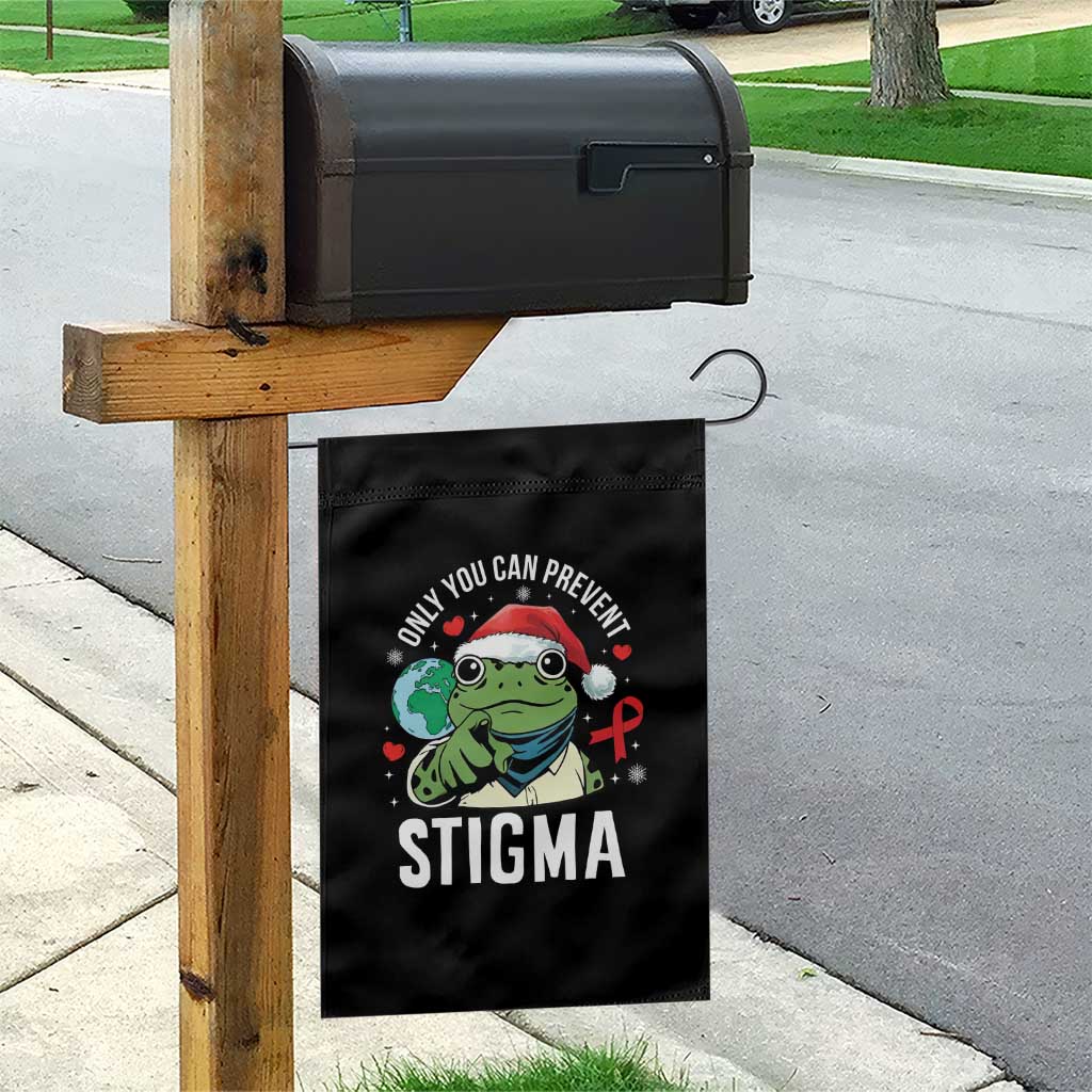 Resist Frog AIDS Awareness Christmas Garden Flag Only You Can Prevent Stigma TS14 Print Your Wear
