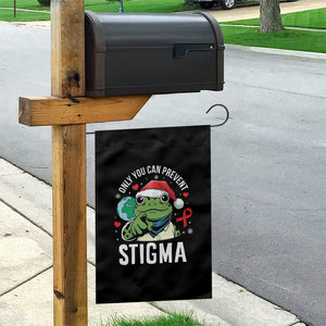 Resist Frog AIDS Awareness Christmas Garden Flag Only You Can Prevent Stigma - Print Your Wear