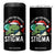 Resist Frog AIDS Awareness Christmas 4 in 1 Can Cooler Tumbler Only You Can Prevent Stigma - Print Your Wear