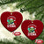 Resist Frog AIDS Awareness Xmas Ceramic Ornament Only You Can Prevent Stigma - Print Your Wear