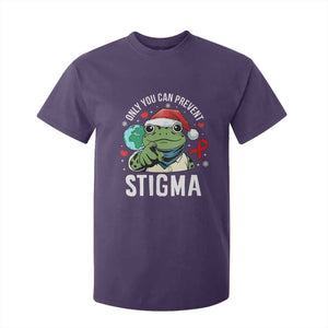 Resist Frog AIDS Awareness Christmas T Shirt For Kid Only You Can Prevent Stigma TS14 Purple Print Your Wear