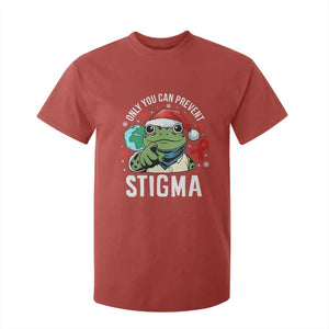 Resist Frog AIDS Awareness Christmas T Shirt For Kid Only You Can Prevent Stigma TS14 Red Print Your Wear