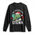 Resist Frog AIDS Awareness Christmas Long Sleeve Shirt Only You Can Prevent Stigma - Print Your Wear