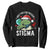 Resist Frog AIDS Awareness Christmas Sweatshirt Only You Can Prevent Stigma - Print Your Wear