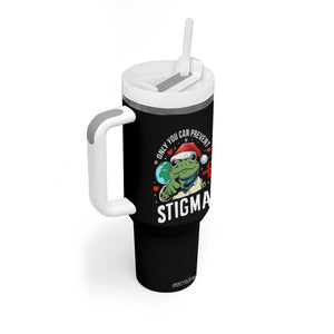 Resist Frog AIDS Awareness Christmas Tumbler With Handle Only You Can Prevent Stigma - Print Your Wear