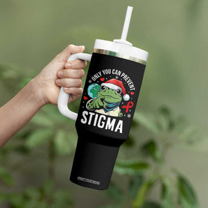 Resist Frog AIDS Awareness Christmas Tumbler With Handle Only You Can Prevent Stigma - Print Your Wear
